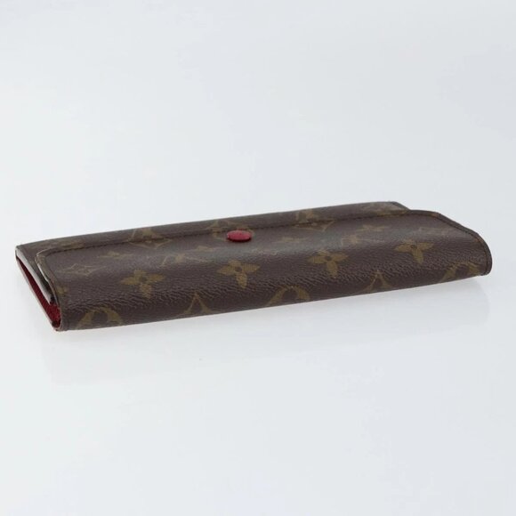 Authentic LOUIS VUITTON Monogram Portefeuille Emilie Wallet bst264-120225 - Picture 5 of 16
